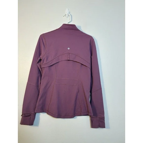 Lululemon Define Jacket Full Zip Sz 10 Light Purple Athletic Has Wash Wear - Picture 5 of 9